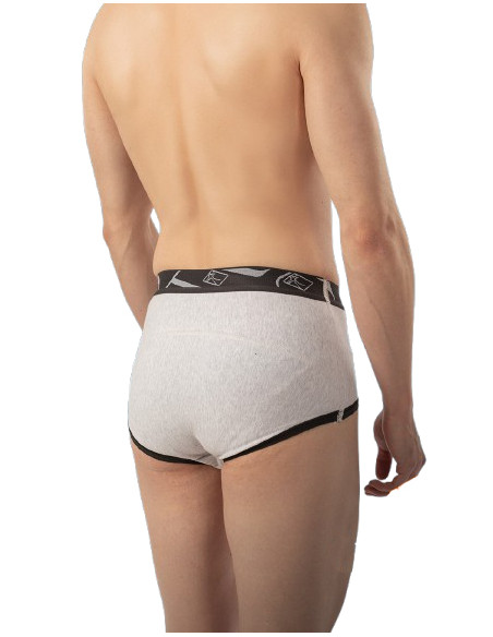 Męskie slipy przepuklinowe podtrzymujące z pelotami HERNIX43C