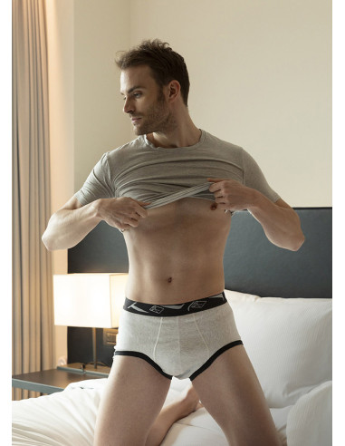 Męskie slipy przepuklinowe podtrzymujące z pelotami HERNIX43C