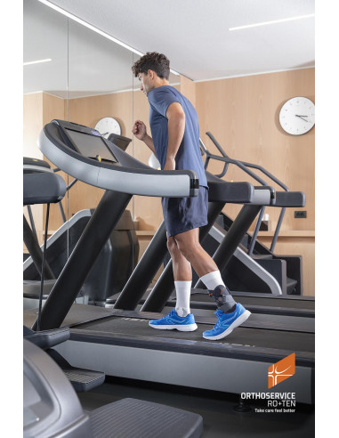 Orteza stawu skokowego ze stalkami i 8-punktowym systemem taśm elastycznych Orthoservice Malleorapid