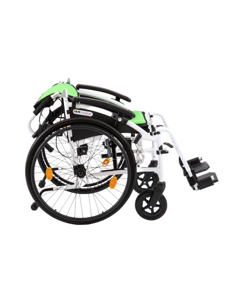 Wózek inwalidzki aluminiowy lekki składany Armedical GALACTIC AR-303 51cm