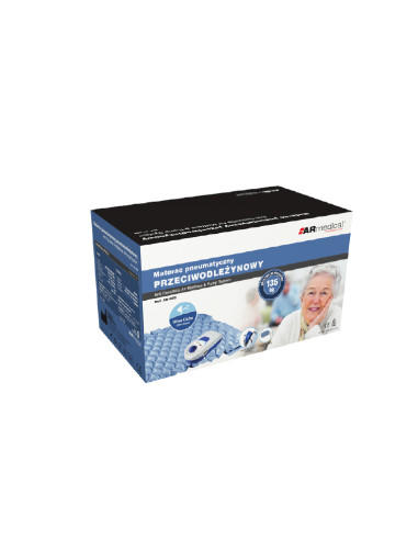 Materac przeciwodleżynowy pneumatyczny zmiennociśnieniowy bąbelkowy Armedical AR-920