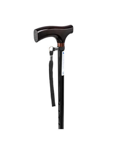 Laska inwalidzka aluminiowa z zawieszką, regulowana Timago TGR-R LA 833L2 czarna