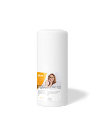 Materac nawierzchniowy profilaktyczny z pianki memory Qmed Memory Mattress Topper 900x200x4cm