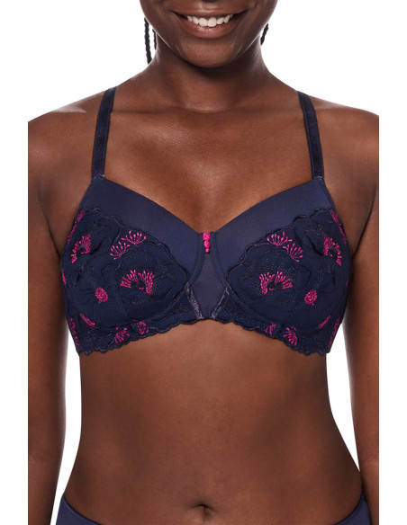 Biustonosz pooperacyjny bez fiszbin do protezy piersi Amoena Delila SBP