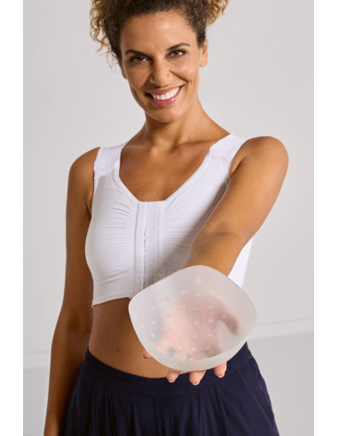 Muszla silikonowa do masażu piersi dla Amazonek Amoena Lymph Flow Breast Shell