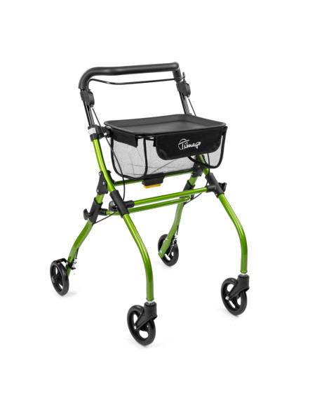 Podpórka czterokołowa aluminiowa składana do użytku wewnątrz pomieszczeń Timago PEDRO