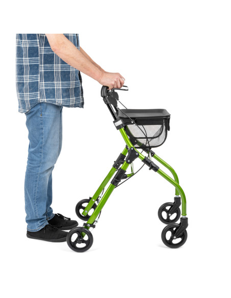 Podpórka czterokołowa aluminiowa składana do użytku wewnątrz pomieszczeń Timago PEDRO