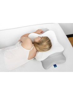 Poduszka ortopedyczna do spania na boku lub do aparatów CPAP Timago Sleep Buddy 2