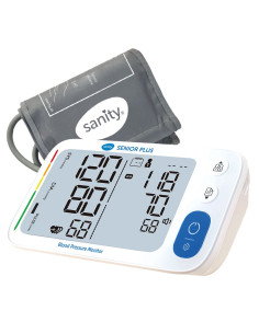 Ciśnieniomierz Senior Plus z zasilaczem z możliwością odczytu na głos wyników pomiarów i komunikatów