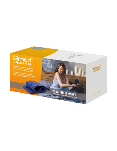 Mata masująca sensoryczna do masażu stóp i ćwiczeń Qmed Bubble Mat 120x31,5x1,8cm