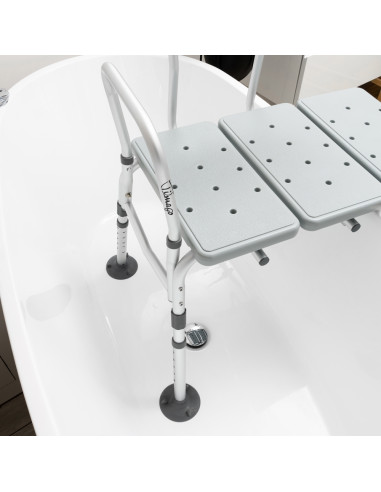 Ławka do wanny, krzesło nawannowe regulowane z oparciem Timago Bathtim