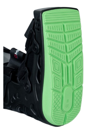 Orteza stopowo-goleniowa dwukomorowa długa na staw skokowy, but ortopedyczny zamiast gipsu Reha Fund O-1184