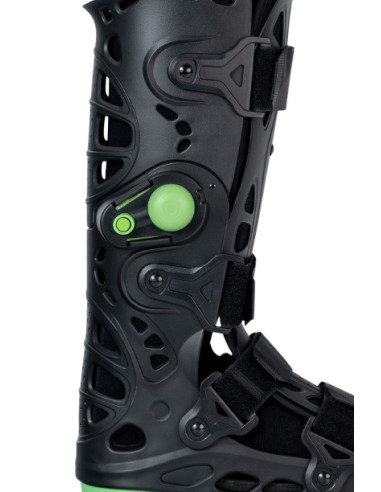 Orteza stopowo-goleniowa dwukomorowa długa na staw skokowy, but ortopedyczny zamiast gipsu Reha Fund O-1184