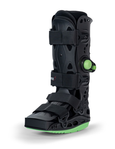 Orteza stopowo-goleniowa dwukomorowa długa na staw skokowy, but ortopedyczny zamiast gipsu Reha Fund O-1184