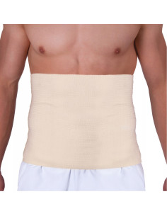 Pas brzuszny wełniany rozgrzewający na kręgosłup elastyczny wciągany 2