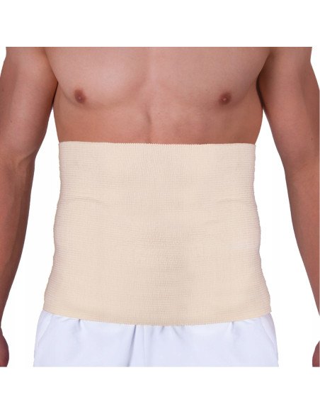 Pas brzuszny wełniany rozgrzewający na kręgosłup elastyczny wciągany