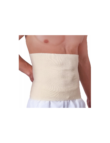 Pas brzuszny wełniany rozgrzewający na kręgosłup elastyczny wciągany