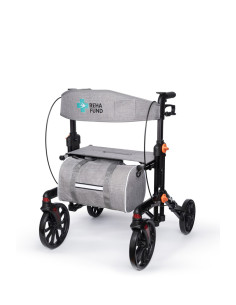 PODPÓRKA 4-kołowa SKŁADANA chodzik aluminiowy BERLIN RF-626 grafit