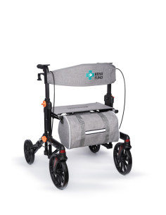 PODPÓRKA 4-kołowa SKŁADANA chodzik aluminiowy BERLIN RF-626 grafit