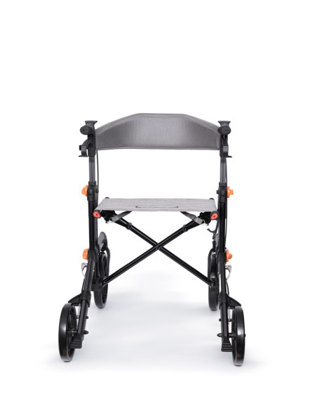 Podpórka 4-kołowa składana chodzik aluminiowy Berlin RF-626 grafit