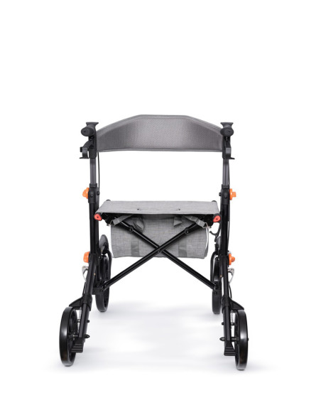 Podpórka 4-kołowa składana chodzik aluminiowy Berlin RF-626 grafit