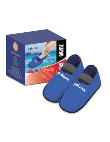 Buty terapeutyczne chłodząco-grzejące typu kompres żelowy na stopy