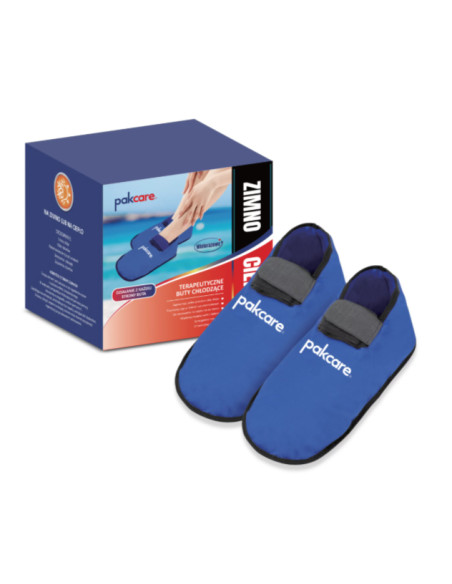 Buty terapeutyczne chłodząco-grzejące typu kompres żelowy na stopy