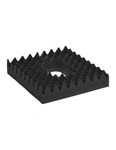 Piankowa poduszka przeciwodleżynowa typu jeżyk do siedzenia w pokrowcu nieprzemakalnym Reha Fund Komfort 40,5x44x8 cm