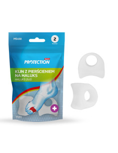 Kliny żelowe na halluksy z pierścieniem na paluch Haluks Duo