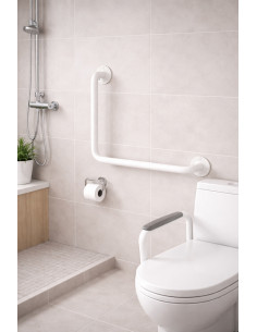 Uchwyt łazienkowy kątowy 90° dla seniorów i osób niepełnosprawnych 2