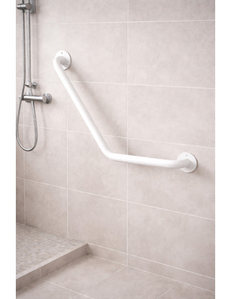 Uchwyt łazienkowy kątowy 120° dla seniorów i osób niepełnosprawnych