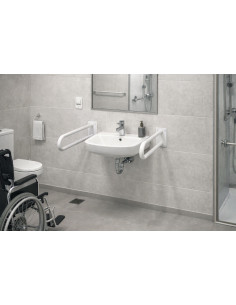 Uchwyt łazienkowy umywalkowy PORĘCZ do łazienki WC dla seniora 50cm 2