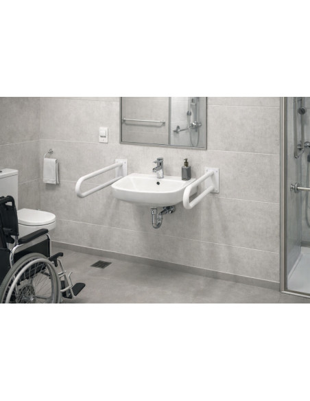 Uchwyt łazienkowy umywalkowy, poręcz do łazienki i WC dla seniora 50cm