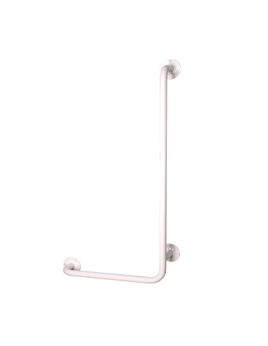 Uchwyt łazienkowy kątowy prawy - poręcz do łazienki i wc dla seniora