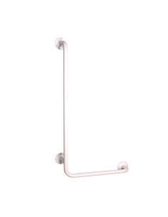 Uchwyt łazienkowy kątowy lewy - poręcz do łazienki i wc dla seniora