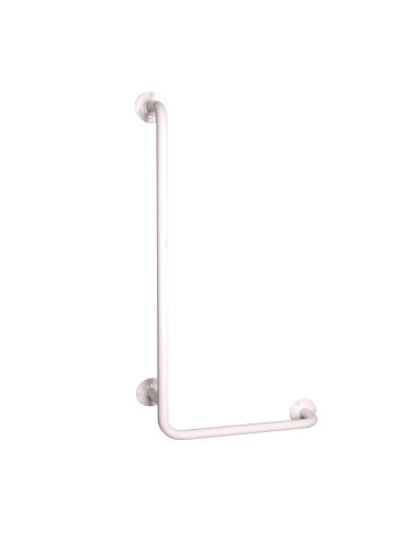 Uchwyt łazienkowy kątowy lewy - poręcz do łazienki i wc dla seniora