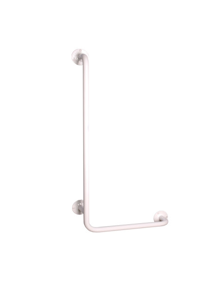 Uchwyt łazienkowy kątowy lewy - poręcz do łazienki i wc dla seniora