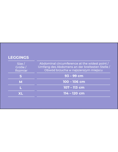 Medyczne legginsy kompresyjne po liposukcji i operacjach plastycznych Sigvaris Aesthetic Medical Care LEGGINGS