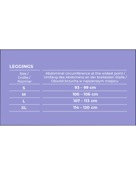 Medyczne legginsy kompresyjne po liposukcji i operacjach plastycznych Sigvaris Aesthetic Medical Care LEGGINGS