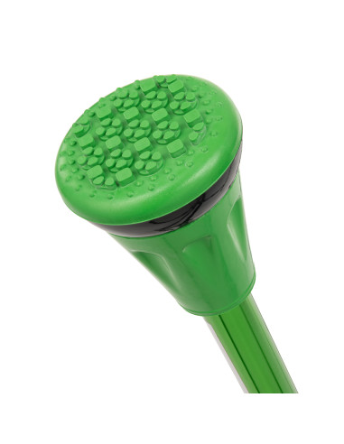 Laska inwalidzka aluminiowa składana PrimeTim lekka i funkcjonalna zielona