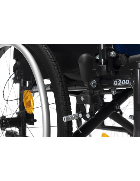 Wózek inwalidzki ze stopów lekkich - aluminiowy Vermeiren D200 Split 48cm