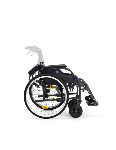 Wózek inwalidzki ze stopów lekkich - aluminiowy Vermeiren D200 Split 48cm