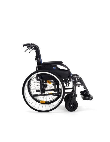 Wózek inwalidzki ze stopów lekkich - aluminiowy Vermeiren D200 Split 48cm