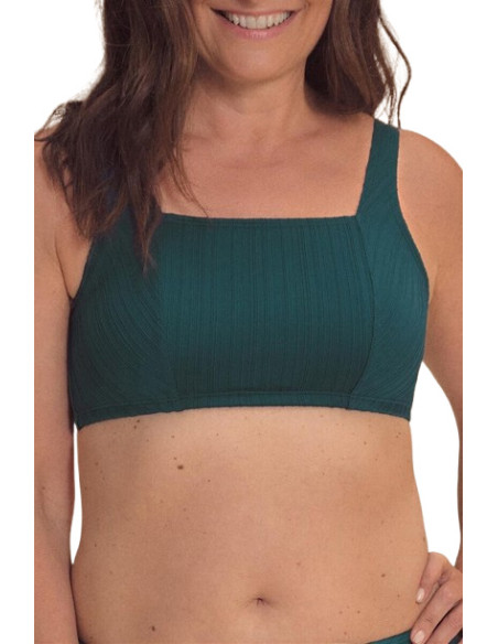 Miękki top bikini Treviso SB Top 71806 strój kąpielowy biustonosz dla Amazonek Amoena