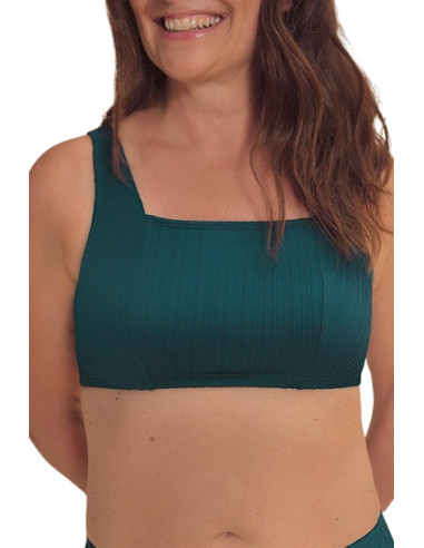 Miękki top bikini Treviso SB Top 71806 strój kąpielowy biustonosz dla Amazonek Amoena