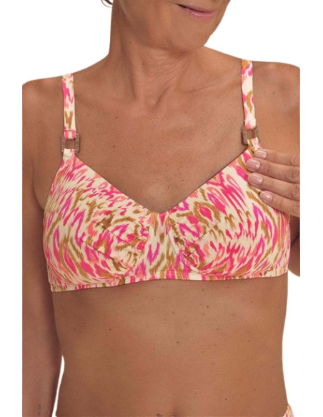 Usztywniany top bikini Istria strój kąpielowy biustonosz dla Amazonek Amoena