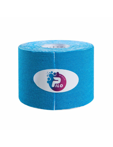 Medyczna taśma do kinesiology tapingu PILOTAPE SILK 5cmx5m niebieska