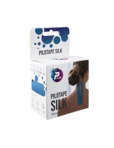 Medyczna taśma do kinesiology tapingu PILOTAPE SILK 5cmx5m niebieska 2