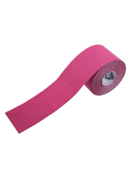 Medyczna taśma do kinesiology tapingu PILOTAPE SILK 5cmx5m różowa