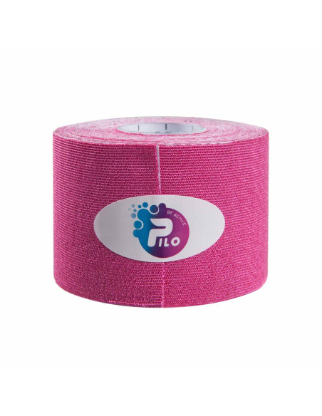 Medyczna taśma do kinesiology tapingu PILOTAPE SILK 5cmx5m różowa